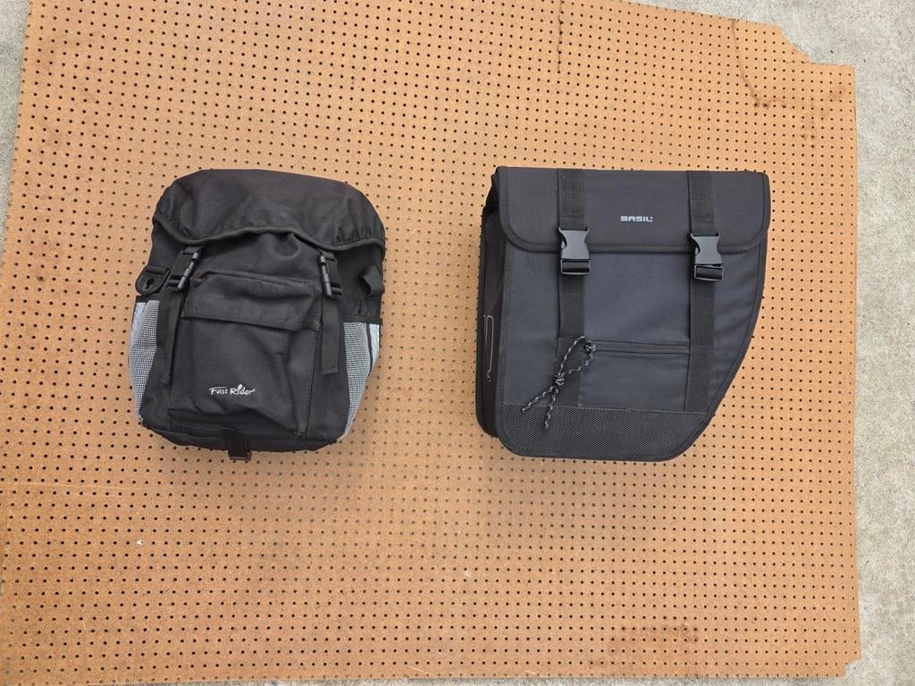 Fietstassen set Basil + zadeltas, Ophalen of Verzenden, Zo goed als nieuw, Basil