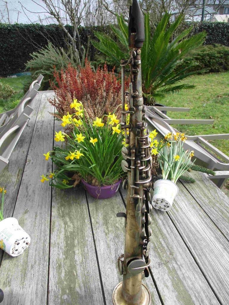 Sopraansax - klarinet ?, Muziek en Instrumenten, Blaasinstrumenten | Saxofoons, Ophalen of Verzenden, Gebruikt, Sopraan