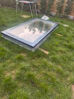 Lichtkoepel glas , buiten maat 238 cm x138cm, Ophalen, Zo goed als nieuw