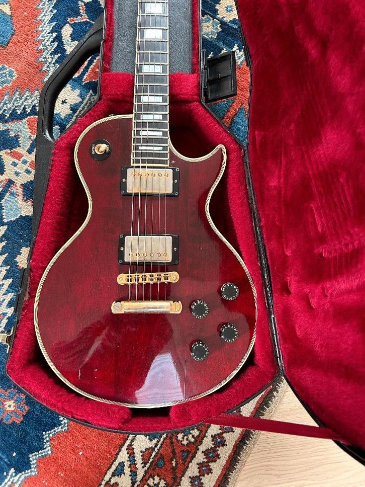 1980 Gibson Les Paul Custom Wine Red, Musique & Instruments, Instruments à corde | Guitares | Électriques, Utilisé, Solid body