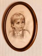 | Portret Giuseppe Tarantino 1974, jongen en meisje, Antiquités & Art, Art | Dessins & Photographie, Enlèvement