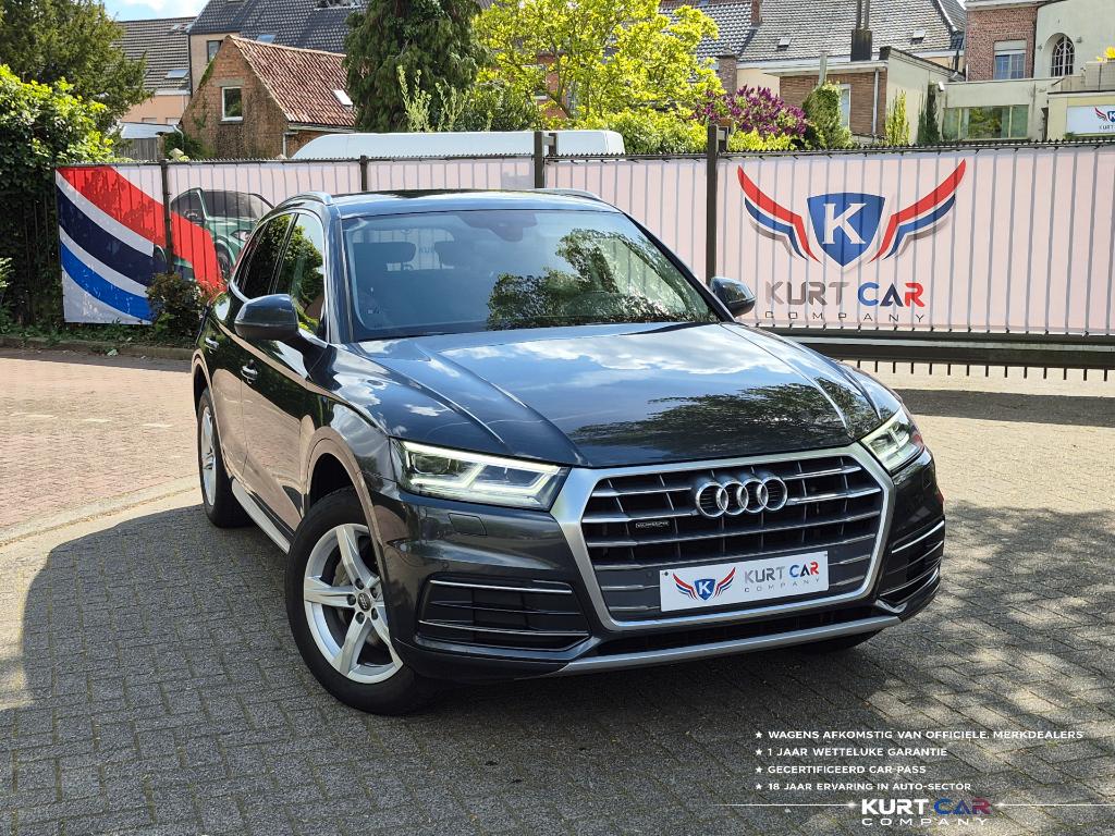 Audi Q5 40 TDI Quattro / Camera / Sportzetels / Navi / LED, Autos, Cuir, Argent ou Gris, Achat, Euro 6