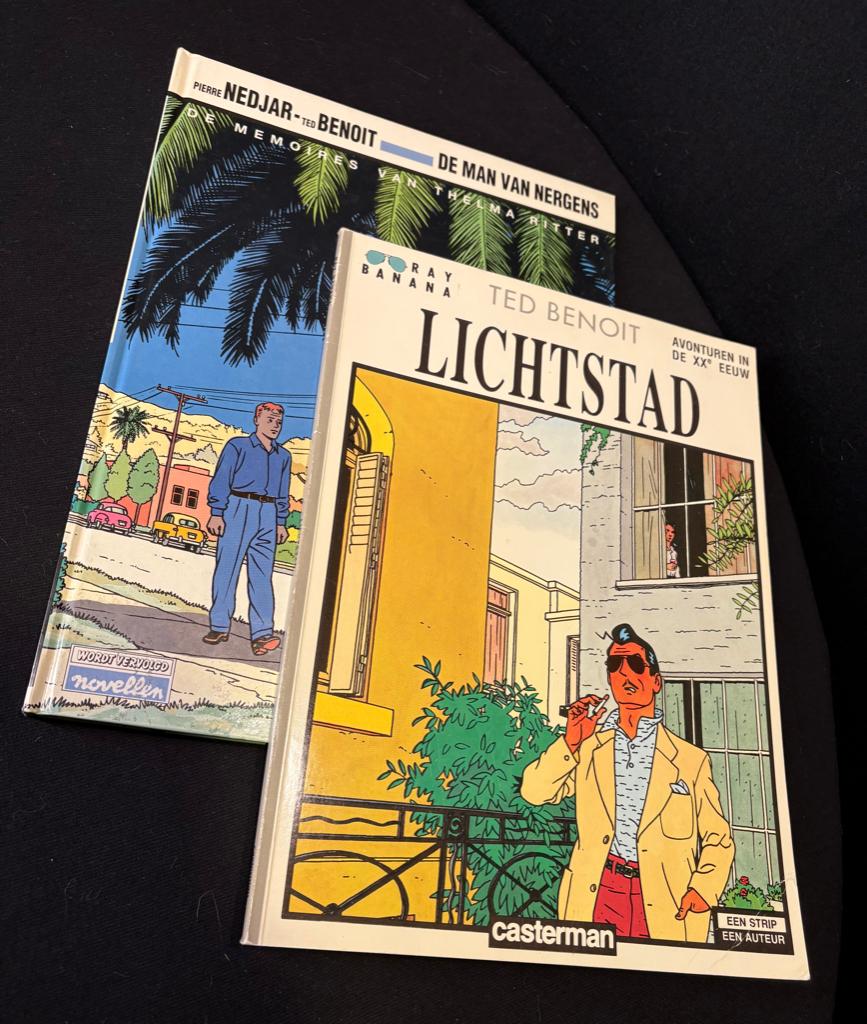 TED BENOIT - 2 bandes dessinées 1985 en néerlandais, Livres, BD, Plusieurs BD, Enlèvement ou Envoi, Comme neuf, Ted Benoit