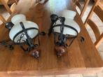 PAIRE DE LUSTRES RUSTIQUES ÉTAT IMPECCABLE, Enlèvement, Comme neuf, Bois