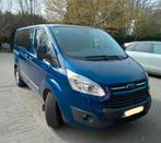 Ford Transit Custom L1 H1, Auto's, Bestelwagens en Lichte vracht, Adaptieve lichten, Stof, 4 cilinders, Blauw
