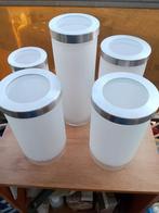 POTS DE CONSERVATION EN VERRE 5 PIECES, Enlèvement, Comme neuf, Verre, Autres types