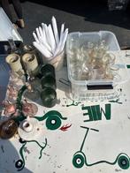 Lot kaarsen, glaasjes en kandelaars – alles samen, Enlèvement, Utilisé