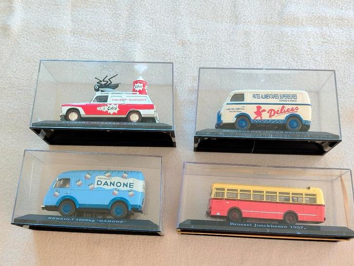 Altaya _ Lot 10 _ 4 miniaturen (Vanaf 7,50€), Hobby en Vrije tijd, Modelauto's | 1:43, Zo goed als nieuw, Bus of Vrachtwagen, Overige merken