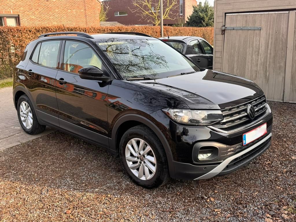 Volkswagen T-Cross 1.0 TSI Life OPF (EU6AP), Autos, Euro 6, Assistance au freinage d'urgence, Noir, 5 portes