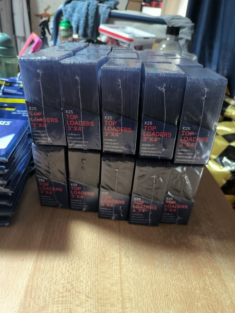 Lot Classeur, protection acrylique et accessoires tcg prokas, Enlèvement, Booster