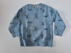 Mt 104 Lichtblauwe sweater met krokodillen, Kinderen en Baby's, Kinderkleding | Maat 104, Gebruikt, Trui of Vest, Ophalen of Verzenden