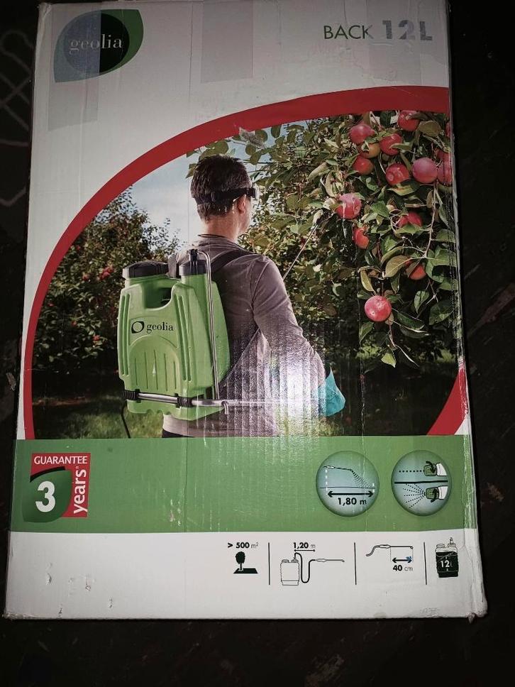 Pulvérisateur à dos 12L, Jardin & Terrasse, Arrosoirs, Utilisé, Autres matériaux, Enlèvement