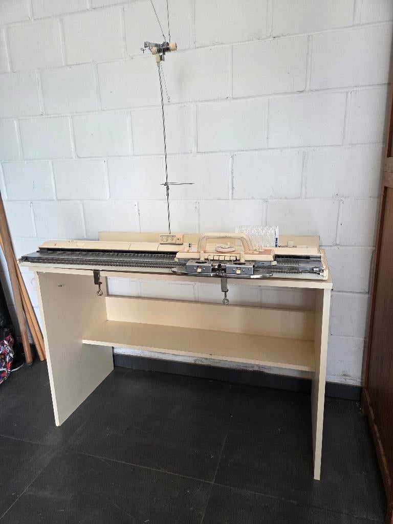Breimachine brother dubbelbed KH 840 met accessoires, Ophalen, Gebruikt, Breien, Machine