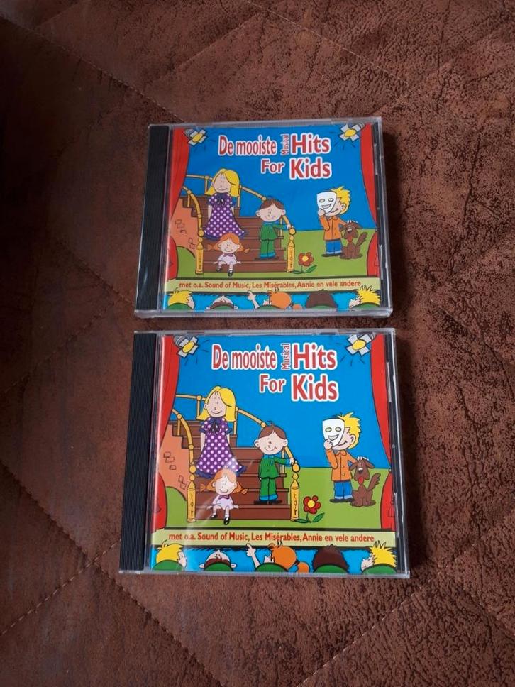 CD - De Mooiste Musical Hits for Kids - € 1.00, Cd's en Dvd's, Cd's | Kinderen en Jeugd, Zo goed als nieuw, Muziek, Tot 2 jaar