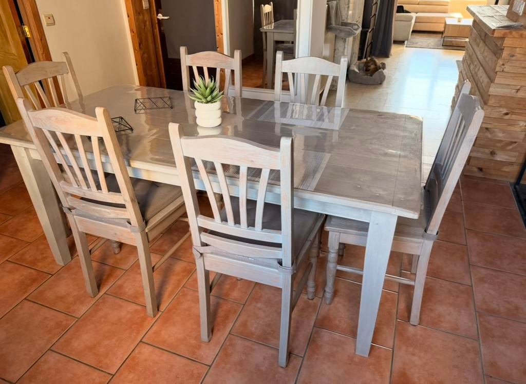 Salle a manger, Maison & Meubles, Salles à manger complètes, Enlèvement, Utilisé, 6 à 8 chaises