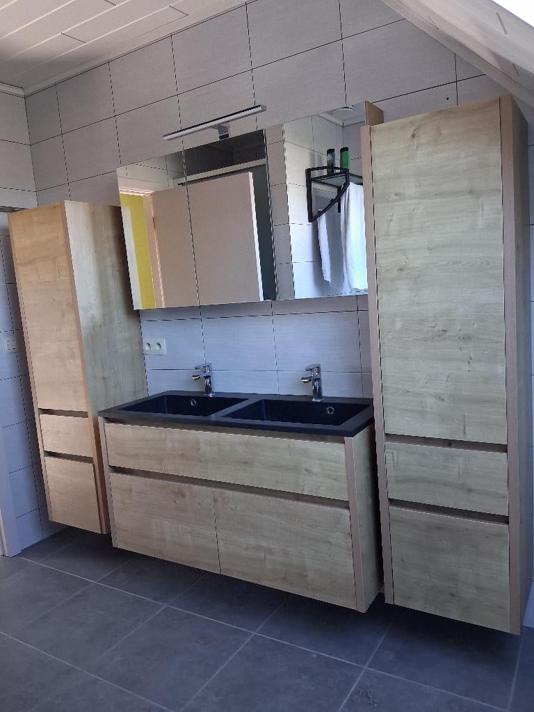 GERESERVEERD Set Badkamermeubels, Ophalen, Spiegelkast