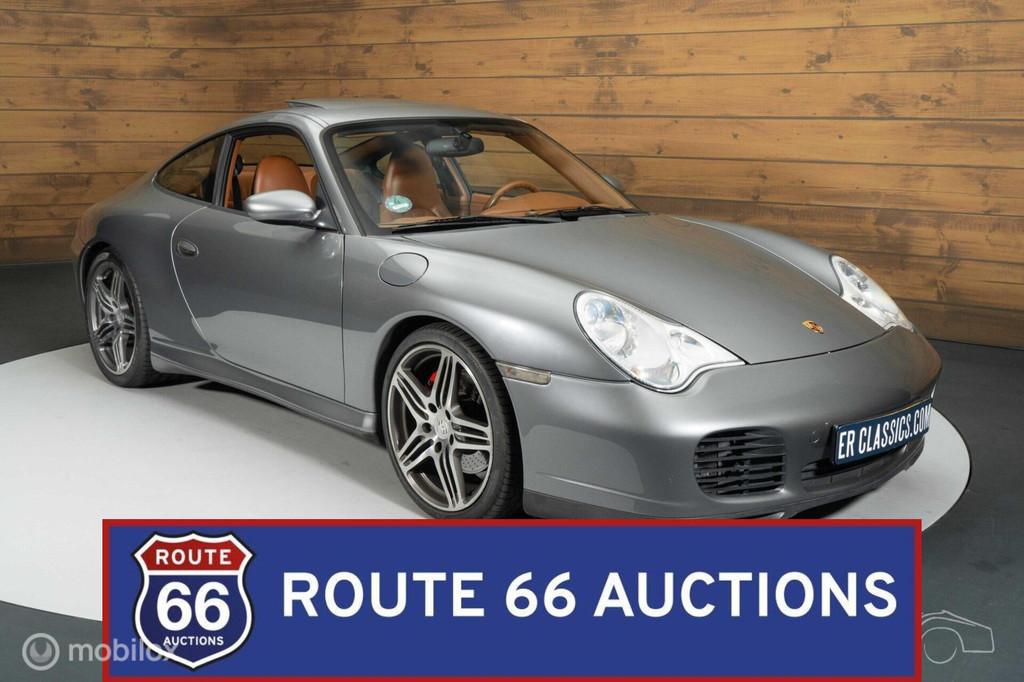 Porsche 911 Carrera 4S | 2003 | Route 66 Auctions, Auto's, Gebruikt, Zwart, Bedrijf, Handgeschakeld