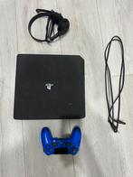 PlayStation 4 Slim + Controller + Headset – Werkt Perfect, Games en Spelcomputers, Ophalen, Zo goed als nieuw, Slim
