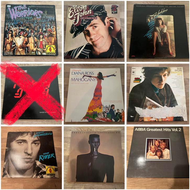 Collectie 35 LP’s – Pop, Rock, Klassiek & Soundtracks, Cd's en Dvd's, Vinyl | Rock, Zo goed als nieuw, Overige genres, 12 inch