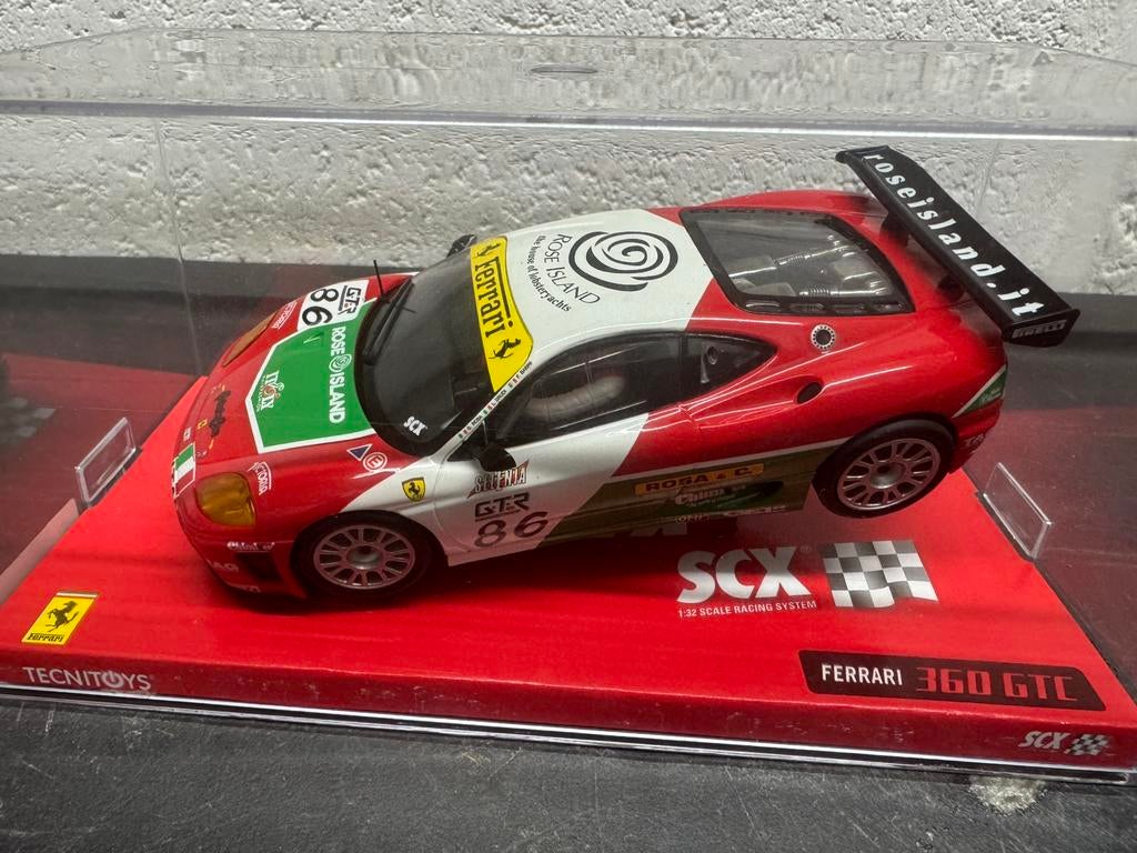 SCX Ferrari 360, Kinderen en Baby's, Speelgoed | Racebanen, Ophalen of Verzenden, Nieuw, Carrera