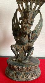 Statue Ancienne en Bronze Visnu et Garuda Indonésie, Enlèvement ou Envoi