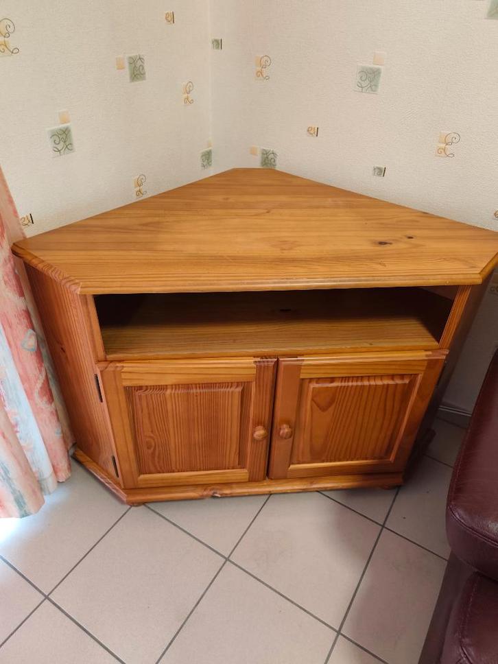 Meuble TV en bois, Maison & Meubles, Armoires | Mobilier de télévision, Utilisé, Enlèvement