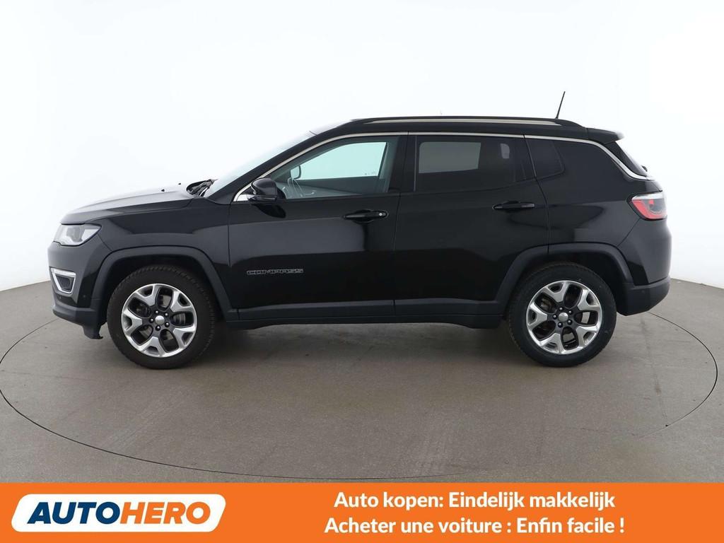 Jeep Compass 1.4 M-Air Limited FWD (bj 2018), Voorwielaandrijving, Gebruikt, Zwart, 1505 kg
