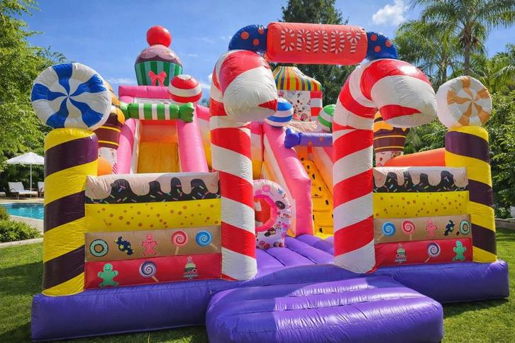 Springkastelen te huur (regio Schilde +10km), Hobby & Loisirs créatifs, Articles de fête | Location, Comme neuf, Enlèvement