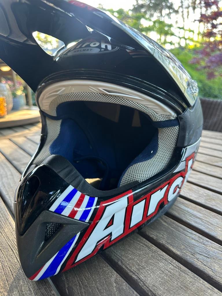 Stoere ecte motercross helm, Motoren, Ophalen