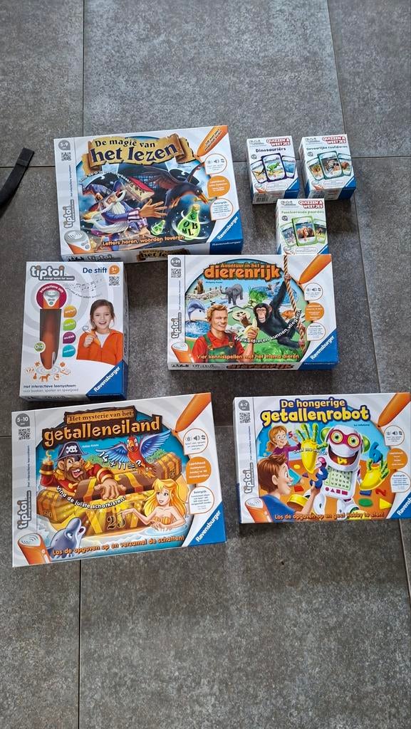 Groot pakket tip toi, Ophalen, Zo goed als nieuw