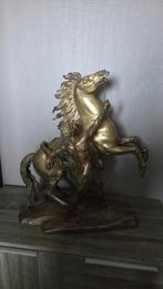 Antiek Beeld "Paard van Marly" – naar Guillaume Coustou, Enlèvement, Bronze