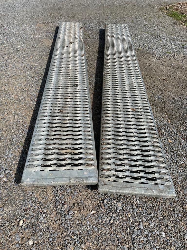 Oprijplaten verzinkt staal, Ophalen, Zo goed als nieuw