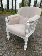 Chaise en bois Sweet avec coussin - chaise élégante, Maison & Meubles, Enlèvement ou Envoi, Utilisé, Blanc, Autres types