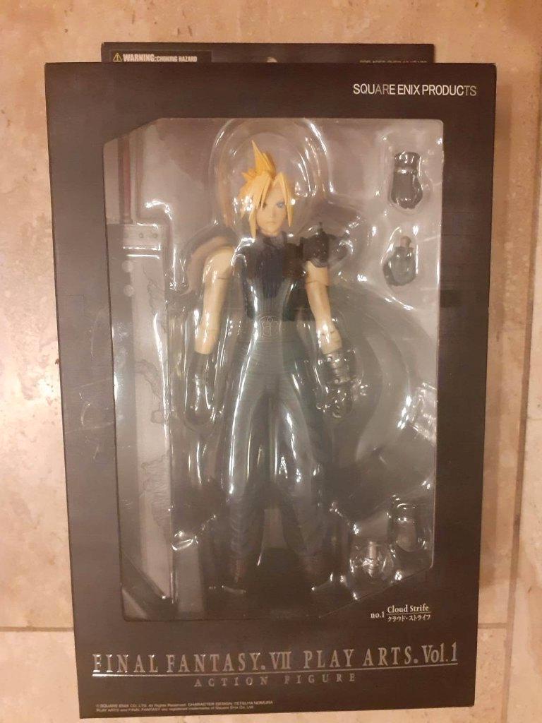 Cloud Strife , Final Fantasy VII , Play Arts, Enlèvement, Comme neuf