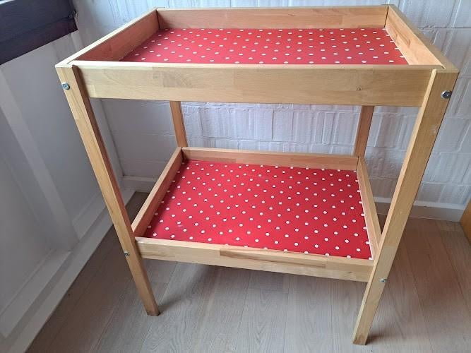 verzorgingstafel met verzorgingskussen en hoes, Enlèvement, Comme neuf, Coussin à langer