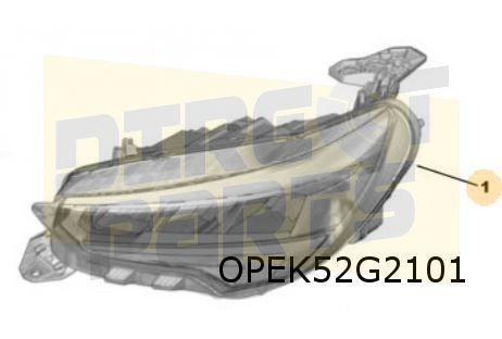 Opel Corsa F (11/23-) (P2JO) koplamp Rechts eco LED Originee, Auto-onderdelen, -, -, Opel, Nieuw
