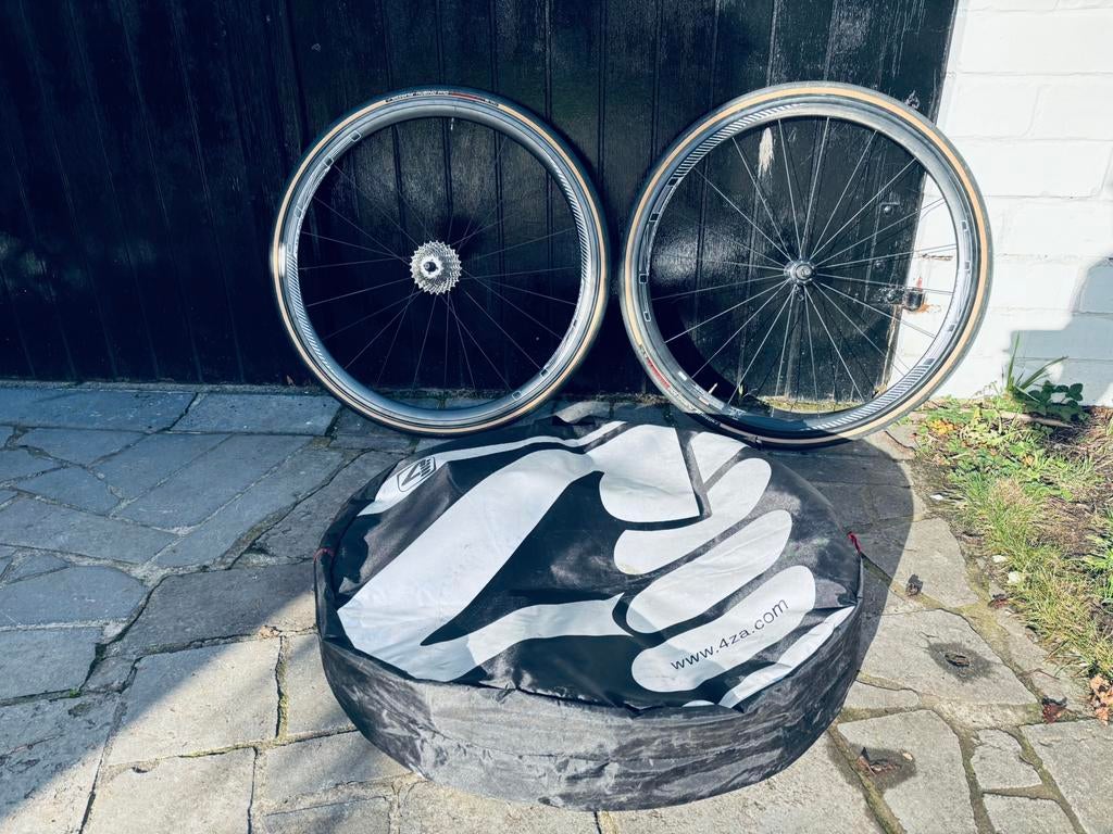 4ZA full Carbon wielen - 40mm, Enlèvement, Utilisé, Carbone, Racefiets