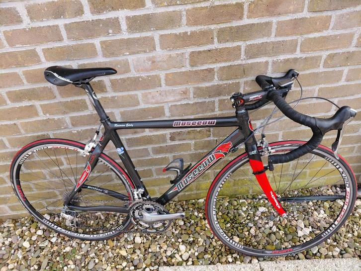 Full carbon Museeuw racefiets / Shimano Dura-Ace / Marchisio, Fietsen en Brommers, Fietsen | Racefietsen, Gebruikt, Meer dan 20 versnellingen