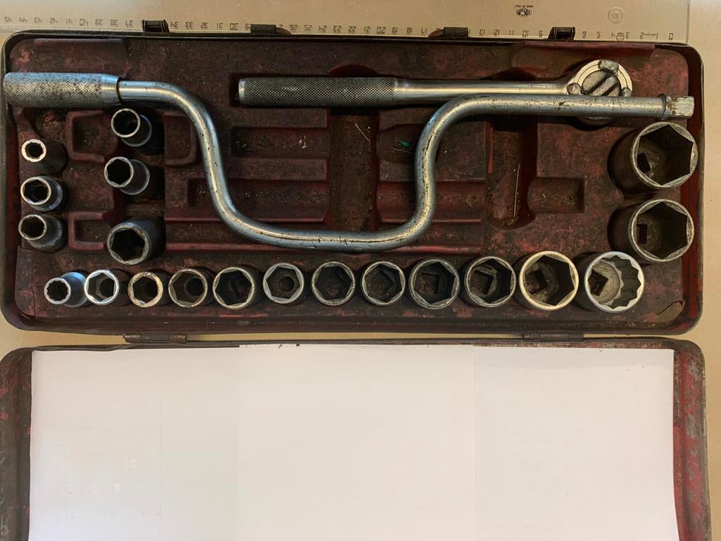 Dopsleutelset - set dopsleutels, Ophalen