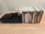PS3 Super Slim bundel + 15 games + controller, Ophalen of Verzenden, Slim