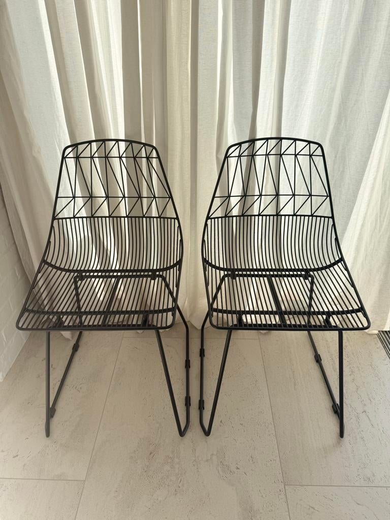 Wire stoel 2 stuks, Maison & Meubles, Chaises, Enlèvement, Comme neuf