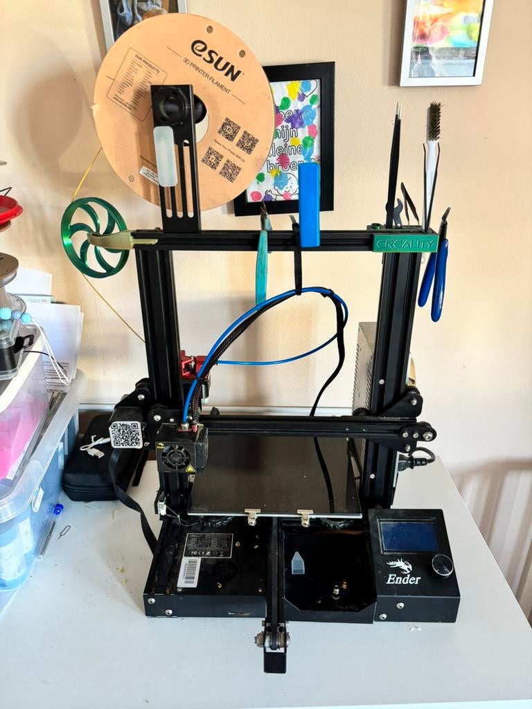 Ender 3, Computers en Software, 3D Printers, Ophalen, Gebruikt, Filament