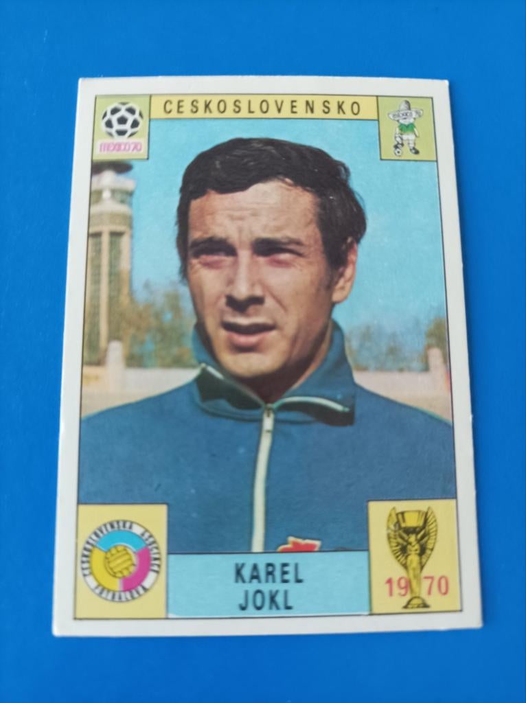 Panini Mexico 70 Tchécoslovaquie Karel Jokl, Enlèvement ou Envoi