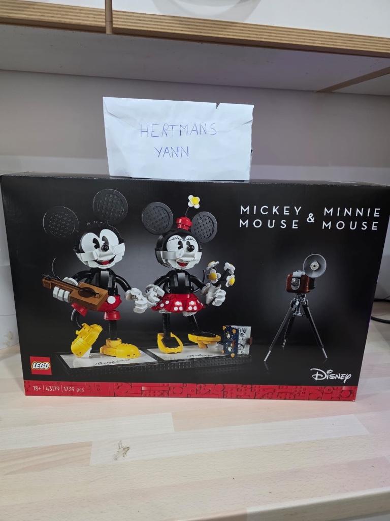 Lego Mickey Mouse & Minnie Mouse (43179), Lego, Nieuw, Ophalen of Verzenden, Complete set