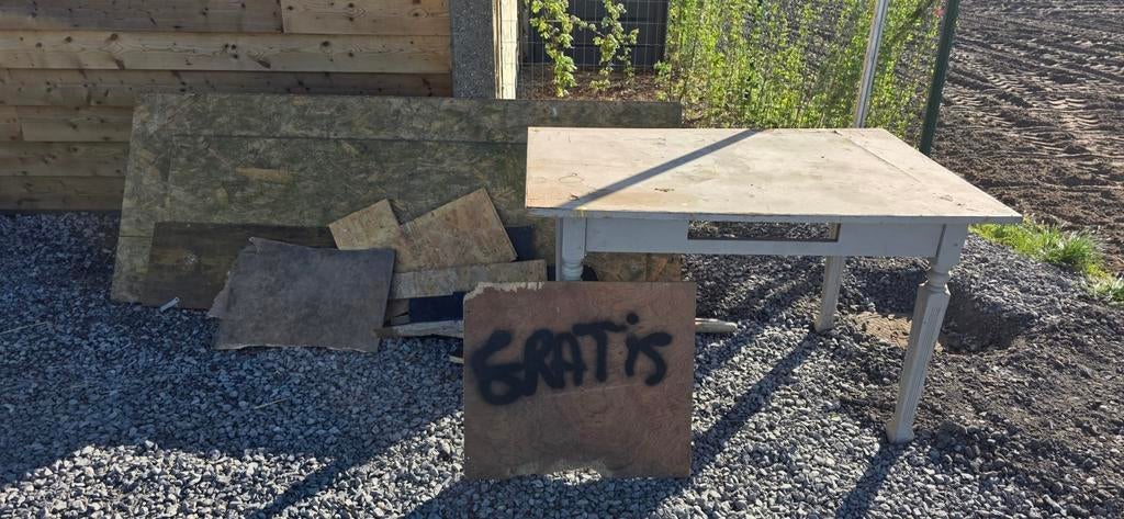 Gratis hout, Ophalen, Hout