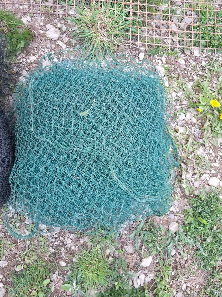 Beschermnet/volière, soep ca. 6x9 m (54 m²), Tuin en Terras, Gaas en Draad, Raster, Ophalen of Verzenden