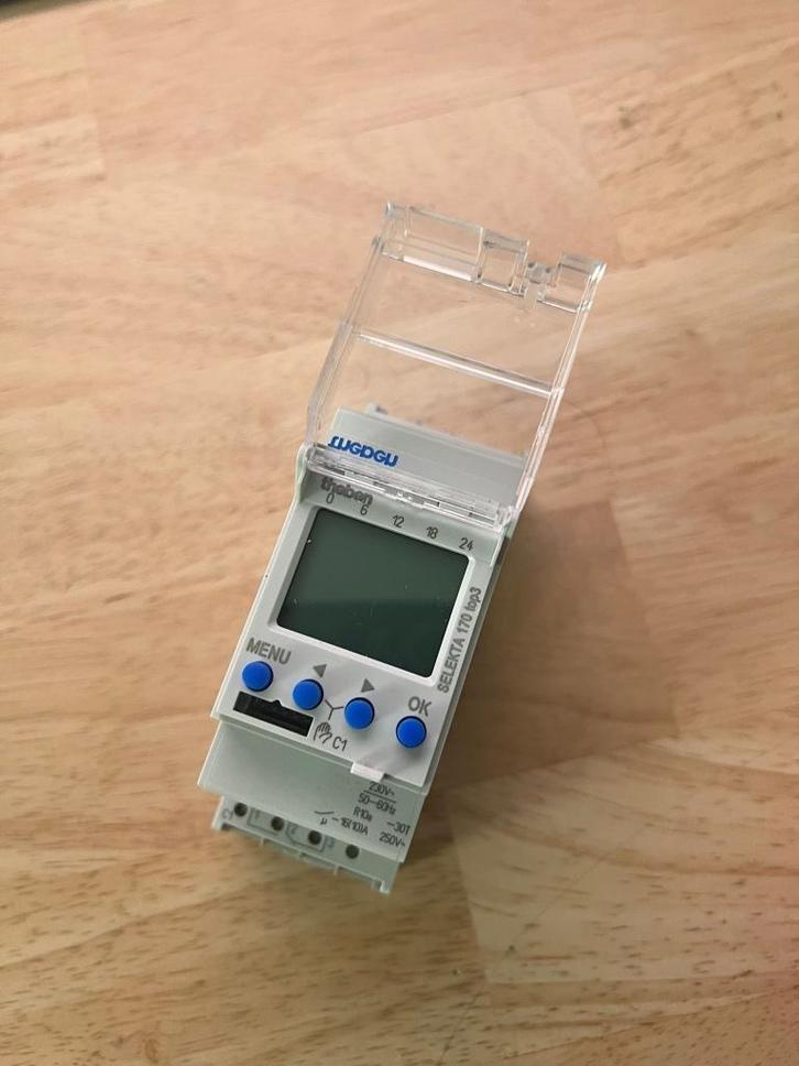 Theben SELEKTA 170 top3 astronomische digitale klok, Huis en Inrichting, Woonaccessoires | Klokken, Zo goed als nieuw, Overige typen