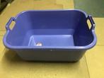 Blauwe plastic mand - 67cmx49cmx30cm (nr4958), Ophalen, Kunststof, Mand, Zo goed als nieuw