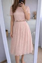 Lichtroze kanten jurk van Asos, Ophalen of Verzenden, Maat 36 (S)