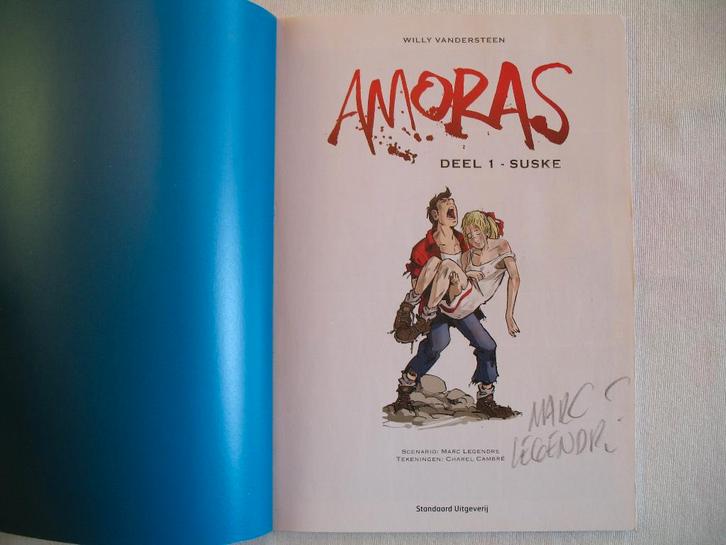 Amoras met dedicace, Suske en Wiske 1ste druk , compleet, Livres, BD, Neuf, Série complète ou Série, Enlèvement ou Envoi